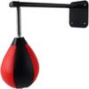 qiuqiu Punching Ball Boxing Ball Leather Speedball Boxing Pear Training Set Hanging Wall Mounted Training Equipment Gift Birthday Ideal for Beginner view 1