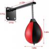 qiuqiu Punching Ball Boxing Ball Leather Speedball Boxing Pear Training Set Hanging Wall Mounted Training Equipment Gift Birthday Ideal for Beginner view 2