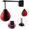 qiuqiu Punching Ball Boxing Ball Leather Speedball Boxing Pear Training Set Hanging Wall Mounted Training Equipment Gift Birthday Ideal for Beginner view 3