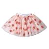 Yiqinyuan Girls'short Skirts Children's Clothing Girls' Strawberry Pattern Three-Layer Mesh Princess Dress Tutu Skirt Pink 4-5T view 1