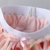 Yiqinyuan Girls'short Skirts Children's Clothing Girls' Strawberry Pattern Three-Layer Mesh Princess Dress Tutu Skirt Pink 4-5T view 4