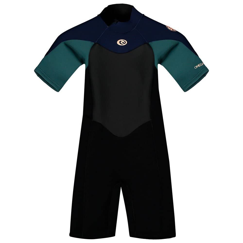 Rip Curl Omega 1.5mm Short Sleeve Womens Wetsuit UK 8 Reg Green