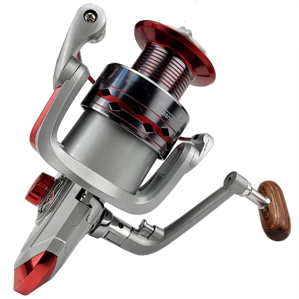 HNGM Fishing reel 1000-6000 Fishing Reel, Folding Rocker Spinning Wheel, Fishing Reel, Right Fishing Reel, Left Rotating Fishing Reel, Aluminum Alloy Wire Cup (Spool Capacity : 3000 Series)