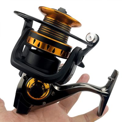 HNGM Fishing reel Sturdy fishing reel 12KG maximum resistance sea boat 4000-8000 carp spinning wheel shaft 13BB metal fishing reel seat (Spool Capacity : 7000 Series)