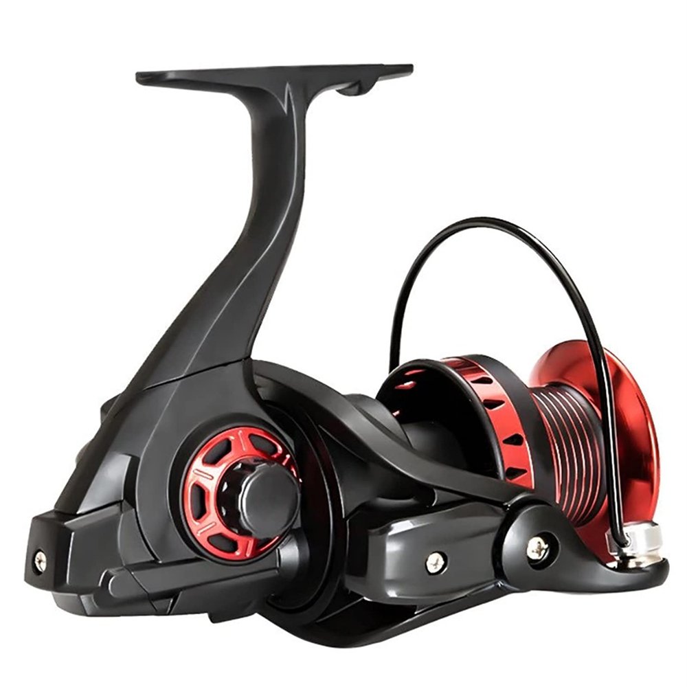 HNGM Fishing reel Rotating Fishing Reel 4000-8000 Metal Spool 10KG Salt Water Carp Reel Spinning (Spool Capacity : 4000 Series)
