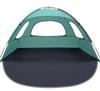 WhiteFang Beach Tent Anti-UV Portable Sun Shade Shelter for 3 Person, Extendable Floor with 3 Ventilating Mesh Windows Plus Carrying Bag, Stakes and Guy Lines (Beach Glass) view 1