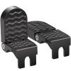 TOBWOLF 2PCS 10MM U Slot Bike Rear Pedals, Aluminium Alloy Bicycle Foot Pegs, Non-Slip Bicycle Foot Pegs for Passenger, Folding Rear Bicycle Footrest Pedals for E-Bike, Mountain Bike, Folding Bicycle view 1