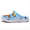 ILINXUAN Womens Gardening Clogs Non-Slip Hole Breathable Lightweight Slippers Summer Beach Bathroom Sandals Indoor Outdoor Shoes Slip On Blue 41 view 2