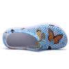 ILINXUAN Womens Gardening Clogs Non-Slip Hole Breathable Lightweight Slippers Summer Beach Bathroom Sandals Indoor Outdoor Shoes Slip On Blue 41 view 3