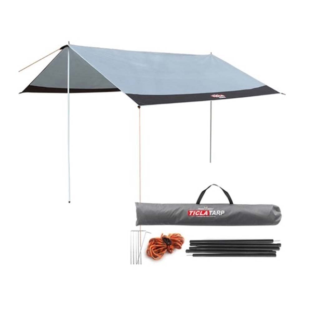 Vinson meshif Family Camping and Beach Shade with 2P Steel Poles, Pop Up Beach Tent with Carrying Bag 118 x118 inch