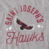 Saint Joseph's University Official Hawks Unisex Adult T-Shirt, Hawks, 5X-Large view 2