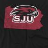 Saint Joseph's University Official State Shape Unisex Adult T-Shirt, State Shape, 5X-Large view 2