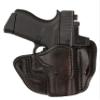 1791 Gunleather G43 Optic Ready Holster, OWB CCW G43 Leather Gun Holster for Belts. Compatible/Replacement for Glock 43, Ruger LC9, SR22, SR1911, Sig P238, P365 and Kimber Micro Signature Brown view 1