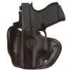 1791 Gunleather G43 Optic Ready Holster, OWB CCW G43 Leather Gun Holster for Belts. Compatible/Replacement for Glock 43, Ruger LC9, SR22, SR1911, Sig P238, P365 and Kimber Micro Signature Brown view 2