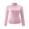Kindcall Womens Slim Fitted Mock Turtleneck Tops Long Sleeve Lightweight Base Layer Shirts (Pink1, Mdium) view 1
