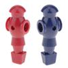 2 PCS Red & Blue Foosball Men Table Soccer Player for 5/8" Foosball Rod New view 1