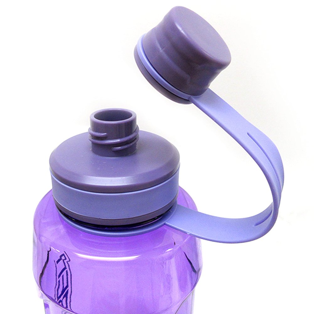 1 Extra Large Sports Water Bottle 1800mL Wide Mouth Plastic Bicycle Travel 60oz