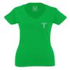 0066. Mother Gift I'm a Nurse RN Nurse Registered for Women V Neck Fitted T Shirt (Irish Green Medium)