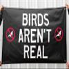 Birds Aren't Real Flag, 3x5 Feet College Dorm Activist Banner view 3