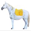 Challeger Horse Saddle Pad English Ausie Quilted Fleece All-Purpose Pockets Yellow 72144 view 2