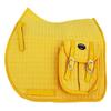 Challeger Horse Saddle Pad English Ausie Quilted Fleece All-Purpose Pockets Yellow 72144 view 4