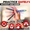 Rainbow 8.2" Practice Butterfly Knife Trainer with Safe Blade - Metal Training Butterfly Knife Practice With Strong & Comfortable Handles - Well-Balanced Gradient Balisong Trainer for Smooth Flipping view 4