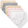 Just My Size Women's High Waist Brief 6-Pack view 1