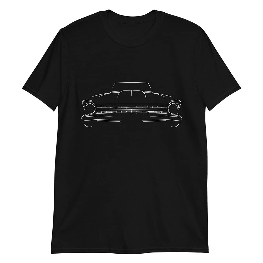 1967 Chevy II Nova Classic Car Short-Sleeve Unisex T-Shirt Black