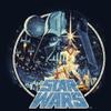 Star Wars Vintage Victory Girl's Solid Crew Tee, Navy Blue, X-Small view 2