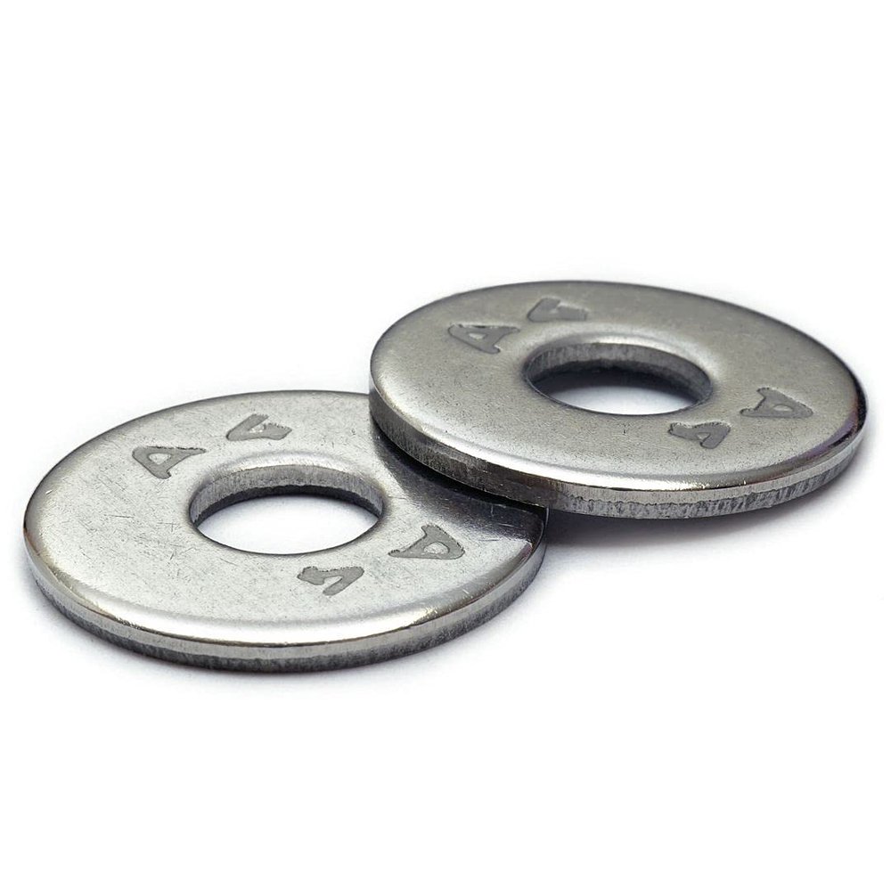 MonsterBolts - M8 Fender Washer, DIN 9021, Marine Grade Stainless Steel, 100 Pack