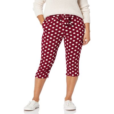 Star Vixen Womens Tapered Leg Cropped Pants