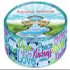 Country Brook Design - Love and Peace Polyester Webbing (1 1/2 Inch, 20 Yards) view 1