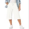 Star Vixen Women's Petite Patch Pocket Cropped Pants, Ivory, PS view 1
