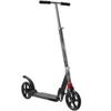 Scooters Folding Commuting Scooter Height Adjustable Kick Scooter, Students Go to School by Scooter, Adult Go to Work Scooters (Color : Black, Size : 45 * 32 * 80-105cm) view 1