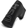 Barudan Golf Black Putter Headcover Covers Cover Putters Magnetic USA Flag Blade Putter Headcovers with Magnet (Black-White Stitching-Upgrade) view 1