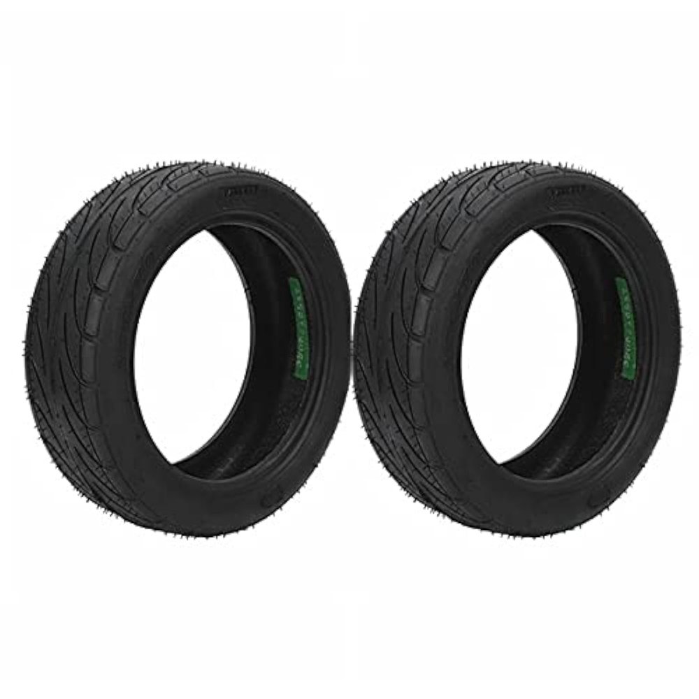 Keenso 2Pcs 70/65-6.5 Tire Tubeless, Shockproof 255 X 70 Lightweight Rubber Scooter Tire 70 65 6.5 Tubeless for Millet 9 Balancing Scooter & Pro Electric bike modification accessories