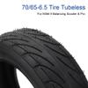 Keenso 2Pcs 70/65-6.5 Tire Tubeless, Shockproof 255 X 70 Lightweight Rubber Scooter Tire 70 65 6.5 Tubeless for Millet 9 Balancing Scooter & Pro Electric bike modification accessories view 3
