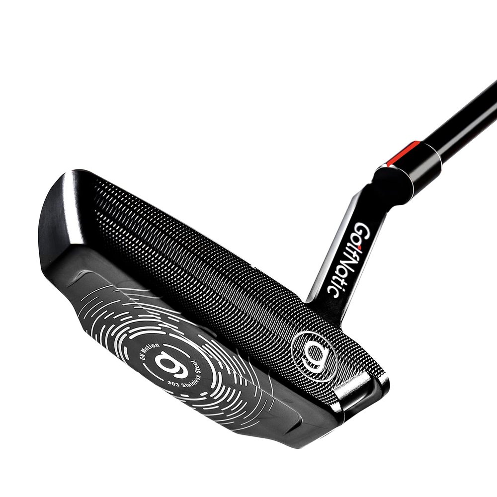 GolfNatic Premium Putter 2021-303 Stainless Steel - Right Hand 33inch 34inch - Perfect Alignment - Soft Feel - Milled Face (34)