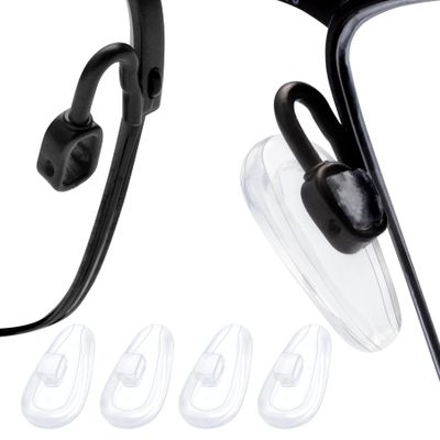 Betterun Clear Replacement Nose Pads Pieces for Oakley Barrelhose OX3173/Contrail OO4147/Contrail Ti OO6050/Truss Rod R OX5122