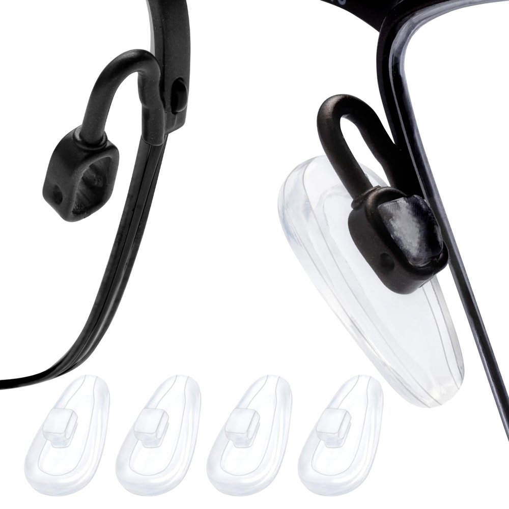 Betterun Clear Replacement Nose Pads Pieces for Oakley Barrelhose OX3173/Contrail OO4147/Contrail Ti OO6050/Truss Rod R OX5122