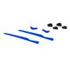 Betterun Blue Replacement Nose Pads Pieces Ear Socks Rubber Kits for Oakley Mainlink view 1