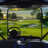 10L0L Golf Cart Folding Side Mirror and 4 Panel Rear View Mirror, Universal fit EZGO Club Car Yamaha, Adjustable Wide Panoramic Golf Cart Mirrors Combo view 4