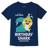 Baby Shark 2nd Birthday Shirt - Toddler Outfit for 2 Year Old Boy or Girl - Cute Kids Party Tee 4T Navy view 1