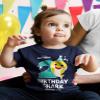 Baby Shark 2nd Birthday Shirt - Toddler Outfit for 2 Year Old Boy or Girl - Cute Kids Party Tee 4T Navy view 3
