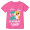 Baby Shark 2nd Birthday Shirt - Toddler Outfit for 2 Year Old Boy or Girl - Cute Kids Party Tee 3T Pink view 1