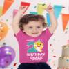 Baby Shark 2nd Birthday Shirt - Toddler Outfit for 2 Year Old Boy or Girl - Cute Kids Party Tee 3T Pink view 2