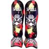 Spall Pro US Muay Thai Guards Shin Guards for Kickboxing Martial Arts BJJ Boxing Sparring with MMA Foot Protector (Medium, Scary Blue) view 1