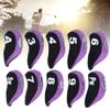 10Pcs Iron Cover Set, Sleeve Number Protective Headcover Fit Most Brand Clubs  view 3