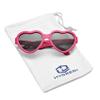 Hycredi Baby Heart Shaped Sunglasses - with Strap Adjustable Polarized Shades for Newborn Infant Age 0-24 Months - (Wine Red/Gray) view 4