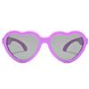 Hycredi Baby Heart Shaped Sunglasses - with Strap Adjustable Polarized Shades for Newborn Infant Age 0-24 Months - (Purple/Gray) view 2